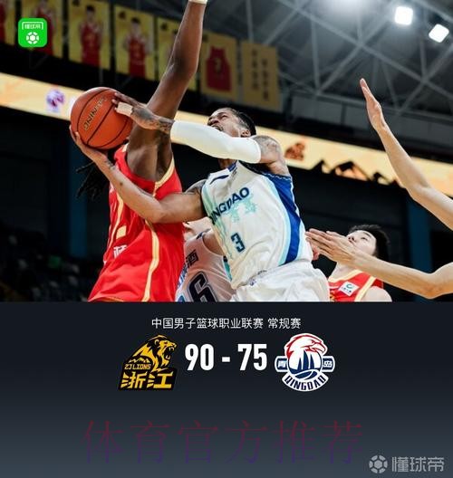 CBA-卡尔顿25+10 浙江方兴渡90-75青岛获6连胜